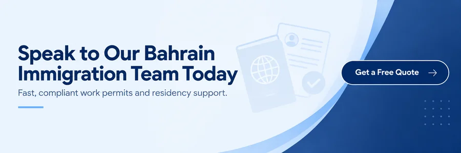 Speak to our Bahrain immigration team today